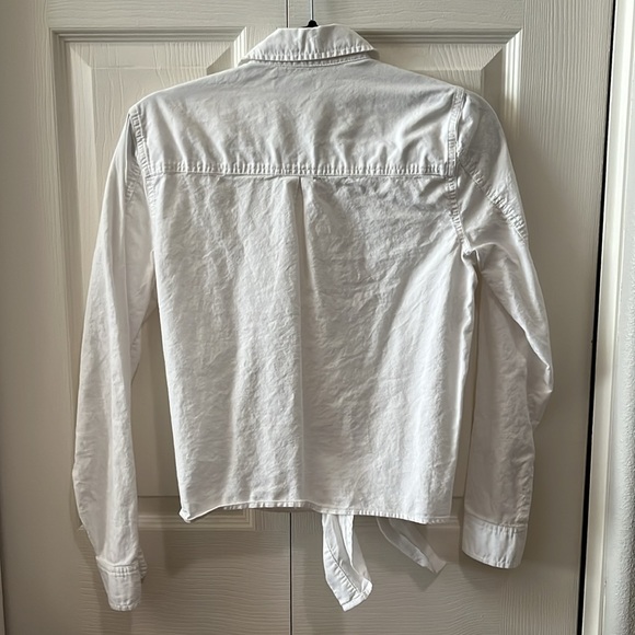 Madewell Tie-front Button down shirt - Picture 4 of 4